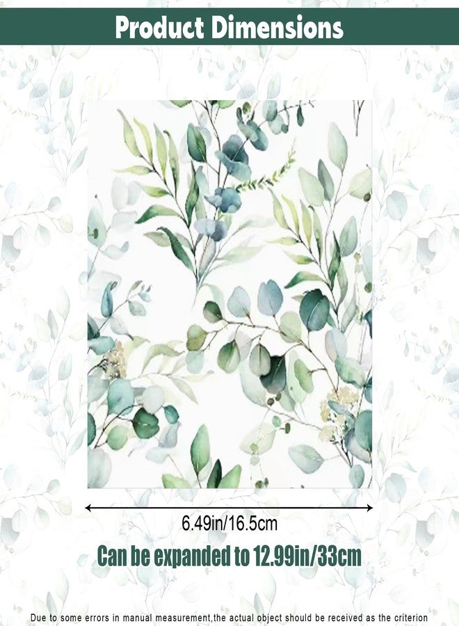 Ysqool 20Pcs Sage Green Napkins, 6.5 * 6.5 Inch Eucalyptus Beverage Napkins,Disposable Paper Cocktail Dinner Napkin for Sage Greenery Baby Shower Wedding Birthday Party Decorations Supplies Tableware - Image 2